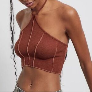 Brown Urban Outfitters halter top
